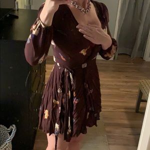 Anthropology wrap dress